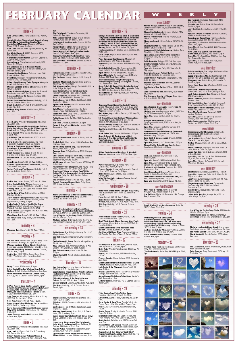 feb calendar rev