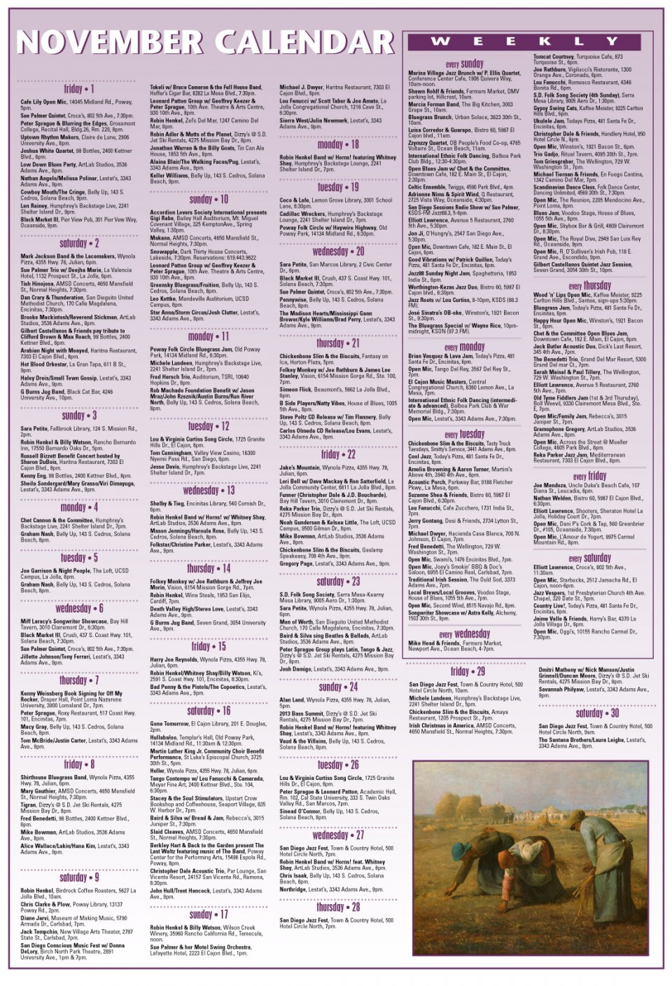 November 2013 Calendar