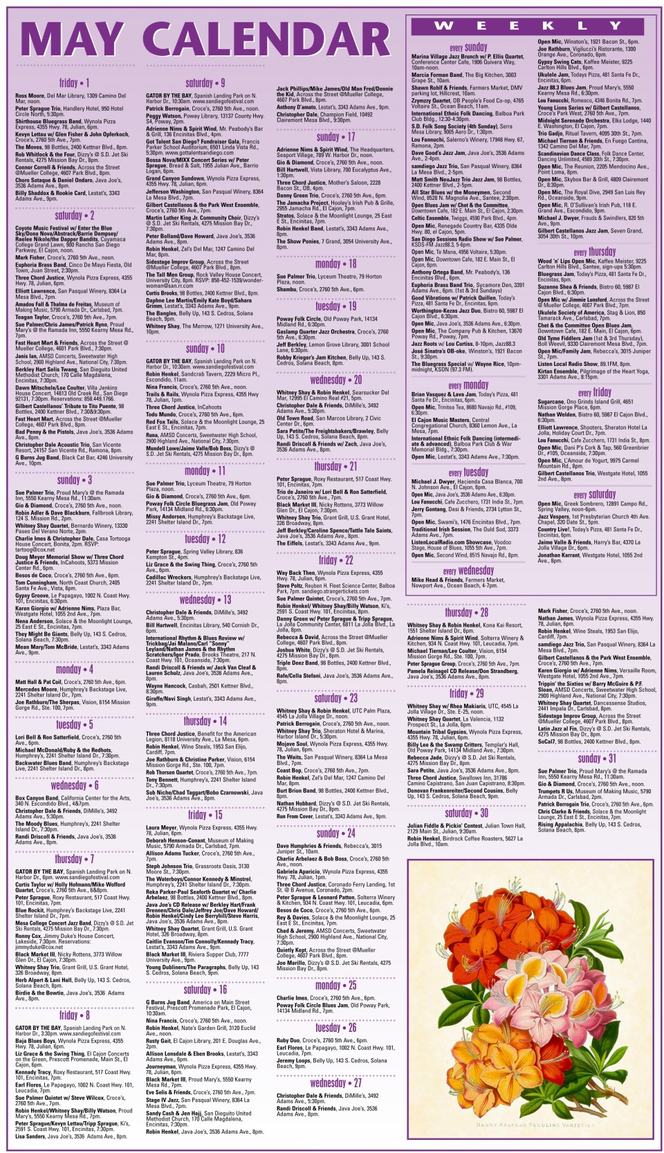 calendar for web
