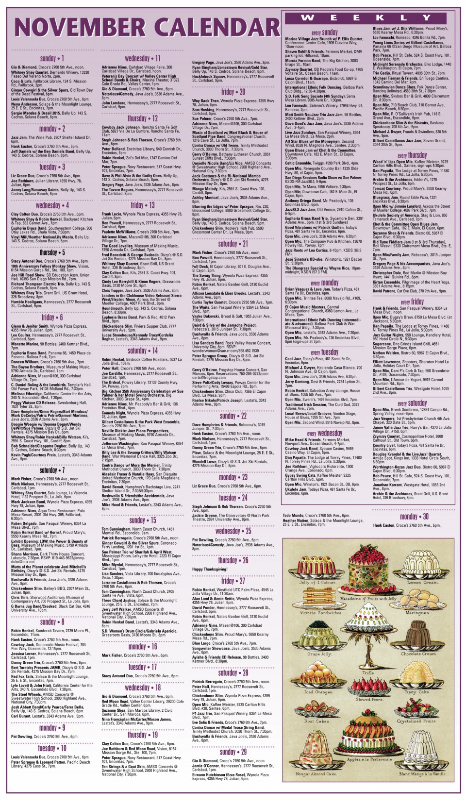 November 2015 Calendar