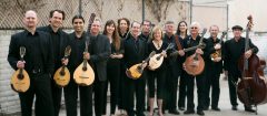 The New Expression Mandolin Orchestra with Chris Acquavella (far left)