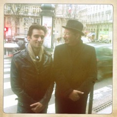 with brother Norbert in Paris