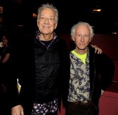 Manzarek with Robby Krieger in a recent photo.