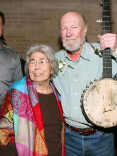 Pete and Toshi Seeger