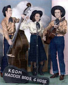 KGDM publicity shot, Stockton, California, 1938