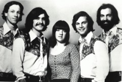 Coco & the Lonesome Road Band in the early 1970s. Coco, center; Paul Miller, second from left.