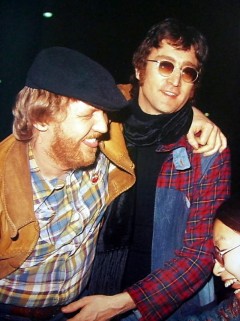 Nilsson and John Lennon during their bad boy days.