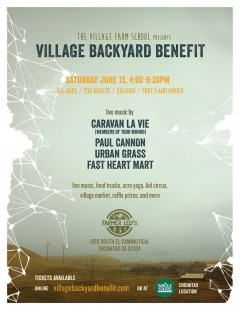village benefit poster