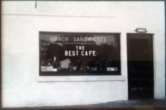 The original cafe in the 1940s