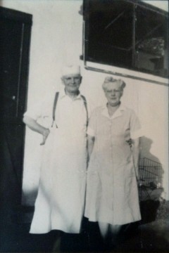 Eben and Alice Pentz, original owners of the Best Cafe