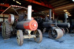 Antique steam engines. Photo by Dennis Andersen.