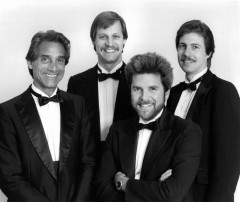 Pat Fitzpatrick band, early 1980s: Tony Marillo, Steve Laury, Fitzpatrick, Satterfield. Photo by Michael Oletta.