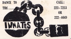 The Inmates business card