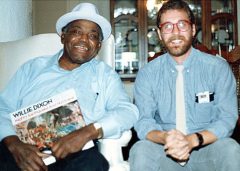 Author Tim Mattox & Willie Dixon in 1987